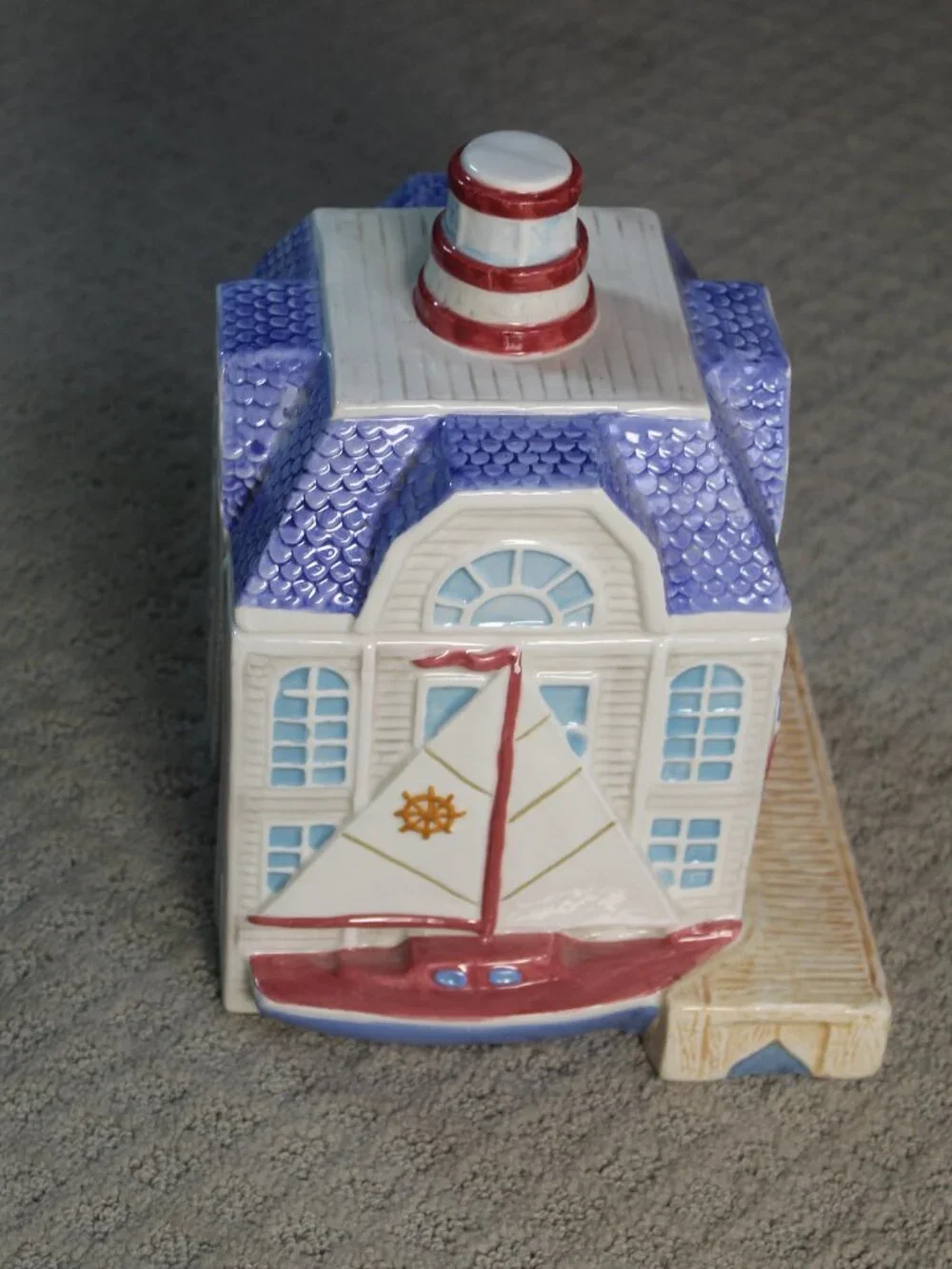 Regatta Club House Cookie Jar  Fitz & Floyd Omnibus 1996